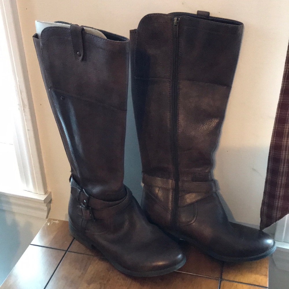 Marc Fisher Audrey brown boots